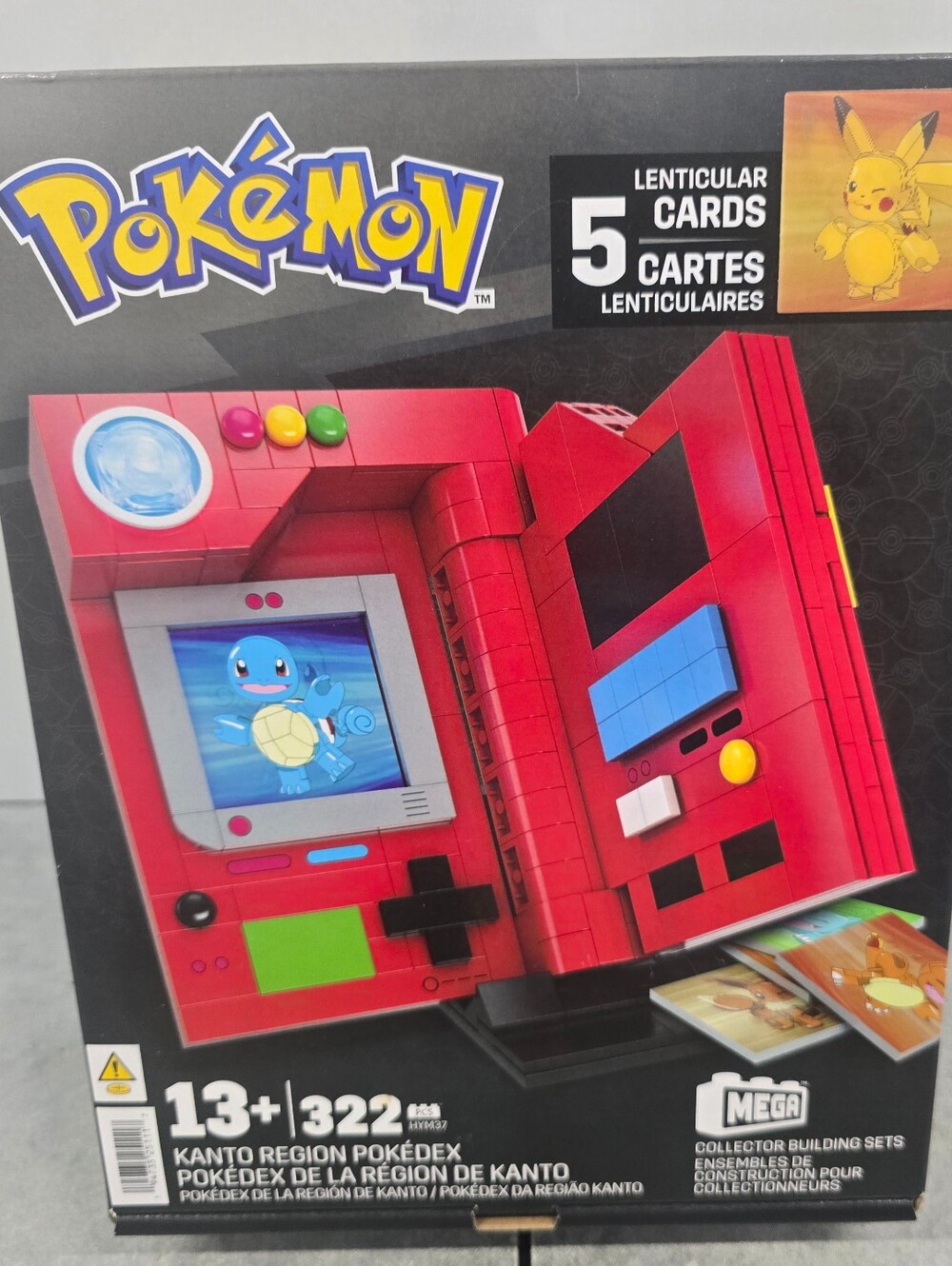 MEGA Pokémon Kanto Region Pokédex Building Kit
